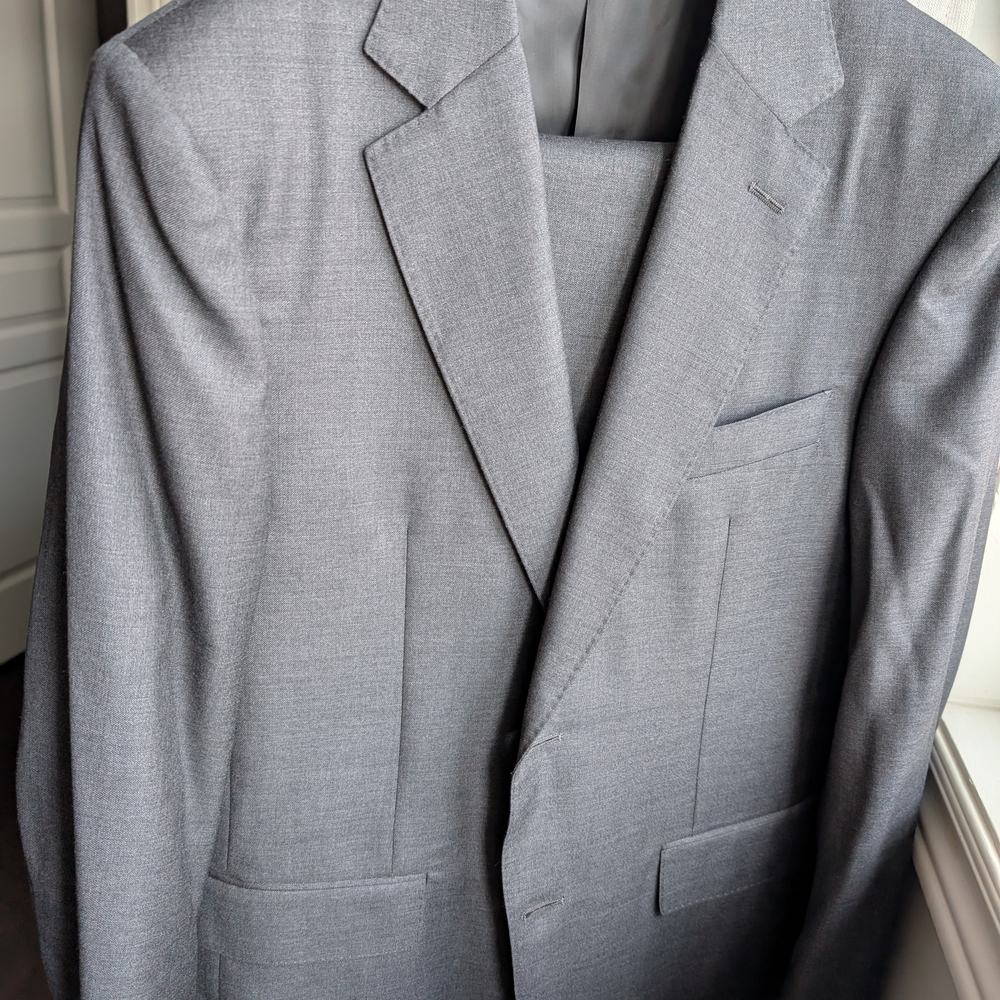 Canali Gray Suit 38s